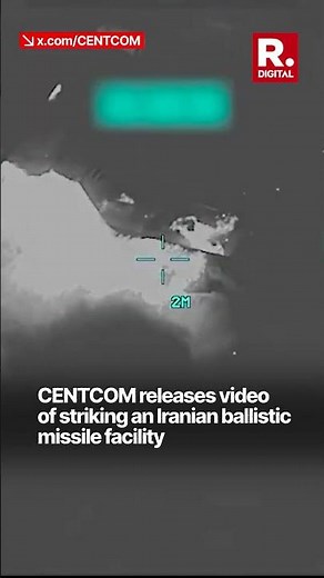US Central Command Releases Video of Striking Iranian Air Bases | Iran War