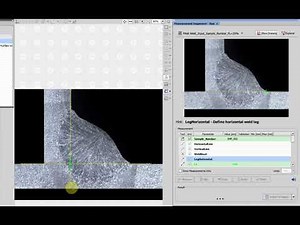 NIS-Elements: Weld Measurement - Limit Evaluation (Measurement Sequencer module)