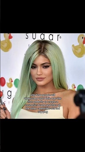 Kylie Jenner was the first celebrity to create cosmetics brand and then others started copying it 😭