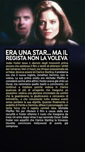Era una star… ma il regista non la voleva