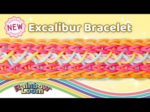 NEW Excalibur Rainbow Loom Bracelet Tutorial by Angelynn (TutorialsByA™) - Advanced Level Design