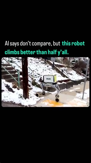 Artificial Intelligence (AI) | Technology | News & Prompts on Instagram: "A new generation of delivery robots just hit the streets and this one doesn’t freeze at stairs or slip in snow. Meet RIVR’s latest AI-powered delivery unit redefining last-mile logistics even in the toughest winter storms. While parts of the U.S. and Europe battle early snow systems this November, logistics and mobility startups are racing to prove that automation can outperform humans in harsh weather. RIVR’s breakthrough