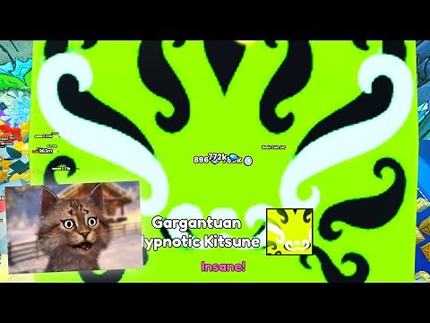 I HATCHED 1ST GARGANTUAN HYPNOTIC KITSUNE in Pet Simulator 99!