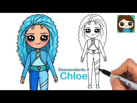 How to Draw Chloe Charming | Descendants 4 | The Rise of Red