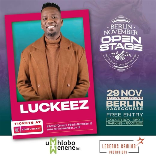 The stage is set for BERLIN NOVEMBER OPEN STAGE 2025! 🎶 We’re bringing you a powerful Arts & Culture Showcase featuring some of the Eastern Cape’s and SA’s finest talent! Catch incredible performances from Mjolisi, Ziyanda Tshangana Zintle Kwaaiman, Butho Vuthela, Pastor The DJ, DJ Mjazz, Luckeez , Mashava, DJ Nature, Chinzo, DJ Bukho, NGU X, Minister Nathi B, Babe-Zee, Cyfa Dance, Nkazie the DJ, Ranny T, Culture Beat Dancer, and Nkwalis Dance Group! 🎤💃🏾🔥 📅 29 November | 11:00 – 18:00 📍 B