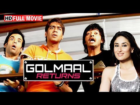 Golmaal Returns | Full Movie | Ajay Devgan | Kareena Kapoor | Arshad Warsi | Bollywood Comedy Movie