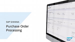 SAP S/4HANA: Purchase Order Processing
