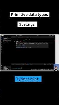 Typescript primitive data type Strings