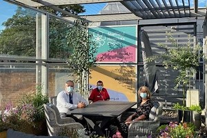 Wellbeing gardens in hospitals become a reality thanks to supporters