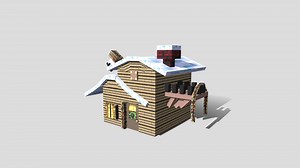 Sans and papyrus's house outside - Download Free 3D model by bionicLMAO (@itsBionicyt)