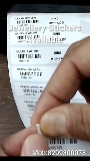 avery dennison chromo shipping barcode labels available | jewellery labels
