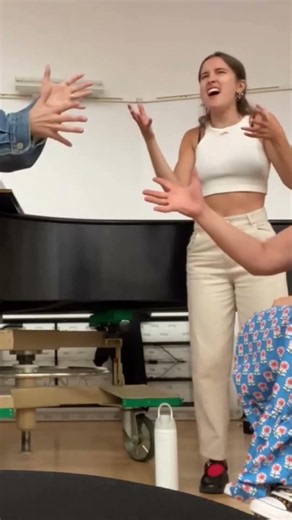 Keep marching from suffs Shaina Taub ,Ali Stroker and Gracie Lawrence
