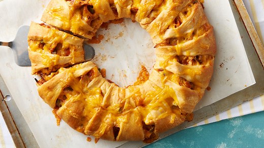 Sweet Hawaiian BBQ Chicken Crescent Ring