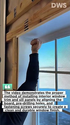 Smart Window Trim Installation – Clean and Professional Finish in Minutes!