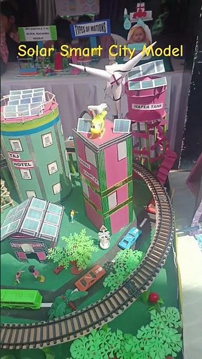 Solar Smart City Model Idea #smartcity #solarcity #pollutionfree #pollutionfreeindia #basicschool