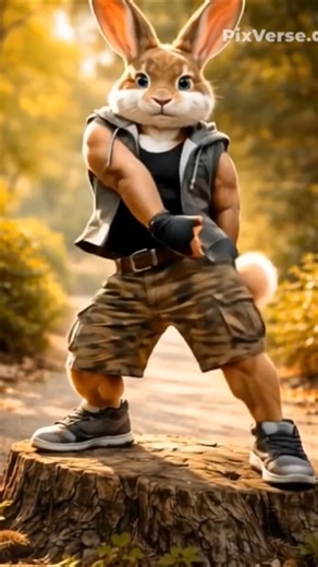 "Can you beat this Rabbit's Swag? 😎🔥 #Trending#viral#viralvideo #viralshorts