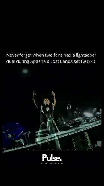 Lightsaber Duel at a Festival 😂