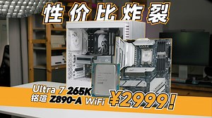性价比王炸！¥2999的Ultra 7 265K   铭瑄Z890-A真香！帮UP主朋友升级一台工作站【钱韦德】
