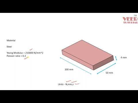 Linear Static Analysis Using Hypermesh/ Optistruct part 1/5