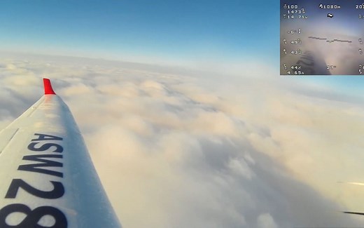 ASW28 滑翔机带你看云海