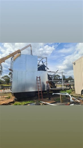 17 reactions | Another milestone at our Club today as works started on installing galvanised iron wall sheeting on our steam-powered Ruston Face Shovel. Down the track we will be installing period-correct corrugated iron roof sheets that were custom rolled for us in Brisbane. Some of the original wall sheeting remains and it will be installed where we can. | National Steam Centre - Home of the Melbourne Steam Traction Engine Club | Facebook