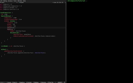Qt Wayland Compositor API {tutorial}