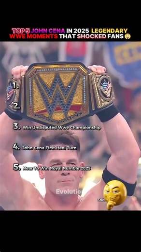 Top 5 John Cena in 2025 Legendary Wwe Moments That Shocked Fans