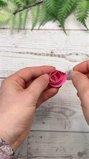 Easy DIY Rolled Flowers! #shorts