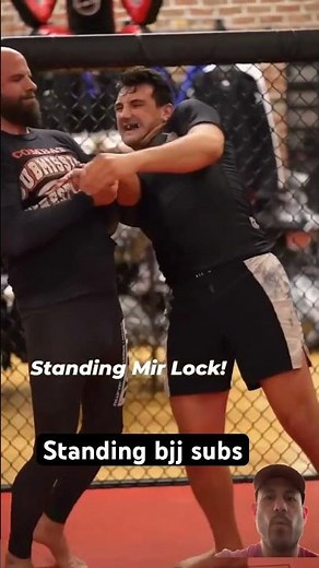 Bjj submissions from standing - muir lock #bjj #mma #gym #submission #selfdefense
