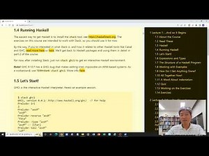 haskell mooc part1 lecture1 1 4 Running Haskell