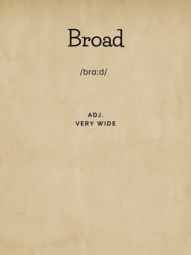 Mastering Intermediate English with Broad Adjectives