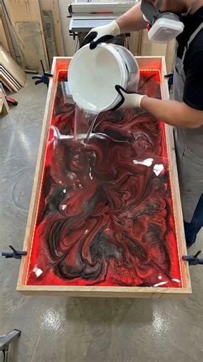 Making Epic LED Resin Table! 🔥✨