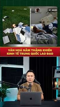 Văn hoá nằm thẳng khiến kinh tế Trung Quốc lao đao #Shorts