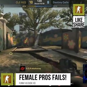 23K views · 94 reactions | When pro LADIES fail  | CS:GO | Facebook