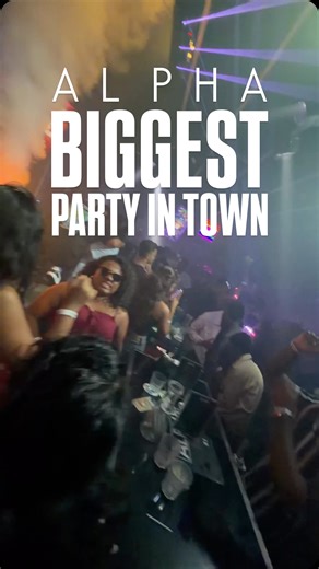 ALPHA on Instagram: "You’ve seen parties — now come witness how it’s really done 😎🔥 don’t miss out on the biggest party in town this weekend 🤩 #alphanightlife #ateamsg"