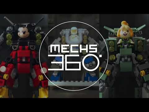 new lego mech mocs + 360º display