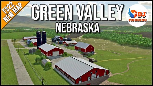 Green Valley Nebraska 4X v2.0 FS22 Mod | Farming Simulator 22 Mod