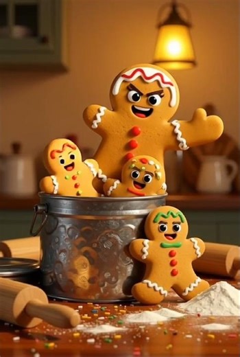 Angry cookies cartoon #cookies #cartoon #gingerbread