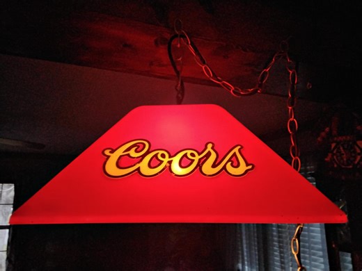 Vintage Coors Beer Bar Home Bar Light. / Mancave Decor / Pool Room Decor / Beer Lights - Etsy