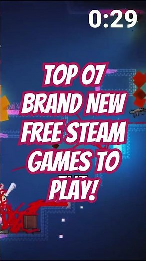 7 Brand New Steam Games you can play for Absolutely FREE! #freetoplay #gaming #shorts