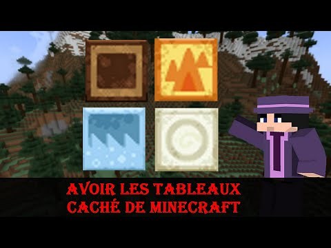[TUTO] Comment avoir les tableaux caché de Minecraft ? ✅