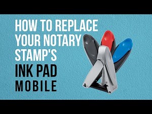 How to Replace Your Mobile Stamp Ink Pad