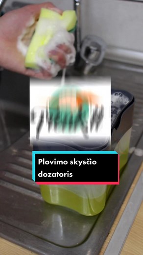 Plovimo skysčio dozatoriu rasite svetainėje trenk.lt, prekės kodas - TR863 #trenklt #virtuvė #maistogaminimas #virtuve #namams