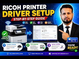Ricoh Printer Driver Download & Install (Windows 10/11) | Connect Ricoh printer to computer