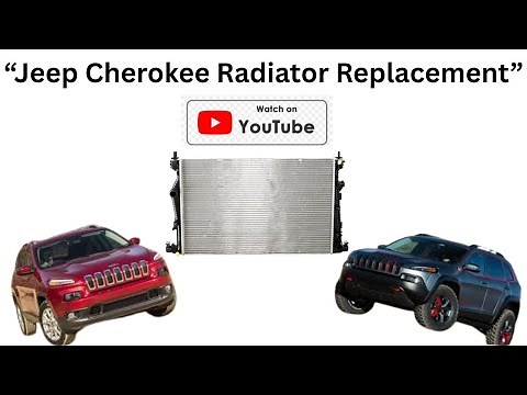 Jeep Cherokee Radiator Replacement For 2014 - 2023 Sport, Latitude, Trailhawk For 2.0 - 2.4 & 3.2