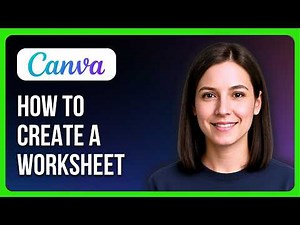 How To Create A Worksheet In Canva