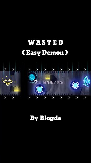 Wasted - Geometry Dash: A Colorful and Challenging Gaming Experience