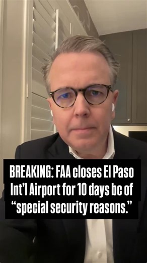 In an unprecedented move with no advanced notice, the FAA overnight closed the airspace of El Paso Int’l Airport (ELP) — stranding airlines and passengers. The FAA cites “special security reasons.” DEVELOPING #texas #faa #elpaso #airlines #airspace | Jason Whitely