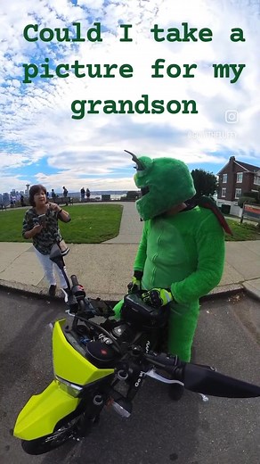 Funny Motorcycle Fluffy Muppet Dancing with Kawasaki Seattle