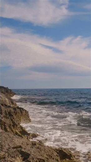 Soothing Sea Sounds & Waves, Perfect White Noise for Deep Sleep. Ayia Napa Beach, Cyprus